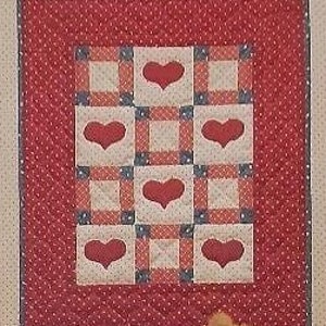 Pattern - Love & Kisses Quilt Pattern, Physical Pattern