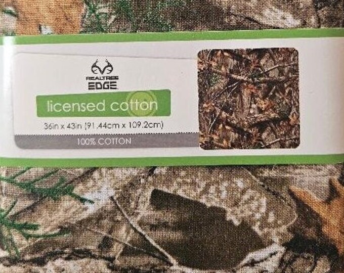 Fabric - 1 Yd Realtree Edge Camouflage Cotton, 1 Yard Realtree Camo ...