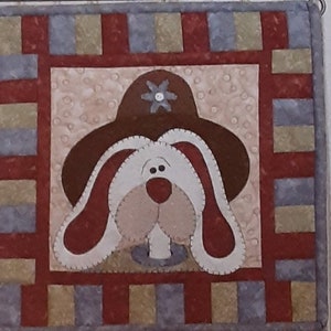Pattern - April Bunny Quilt Pattern, Physical Pattern