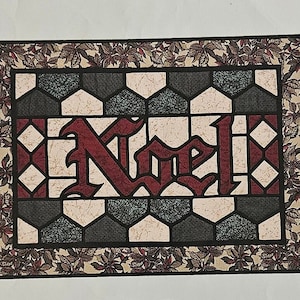 Pattern - Noel Quilt/Wall Hanging Pattern, Physical Pattern
