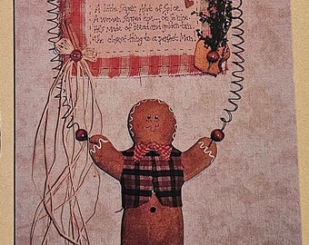 Pattern - Perfect Man Gingerbread Man Wall Hanging Decoration Pattern, Physical Pattern
