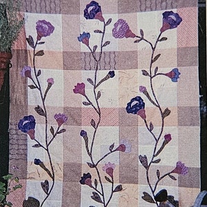 Pattern - Four Patches & Flowers Quilt Pattern, Physical Pattern