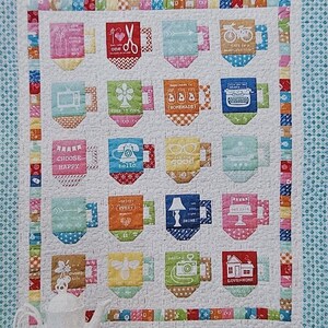 Pattern - Modern Mugs Quilt and Mug Mat, Physical Pattern