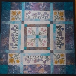 Pattern - Spring Quilt Pattern, Physical Pattern
