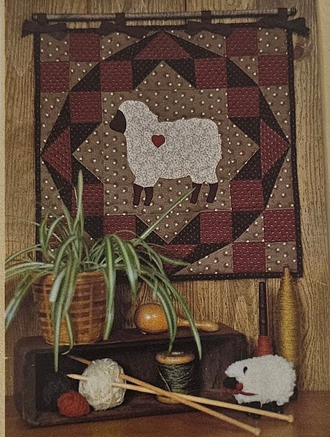 Woolly Lamb Pattern, Quilt/wall Hanging Pattern, Physical Pattern - Etsy