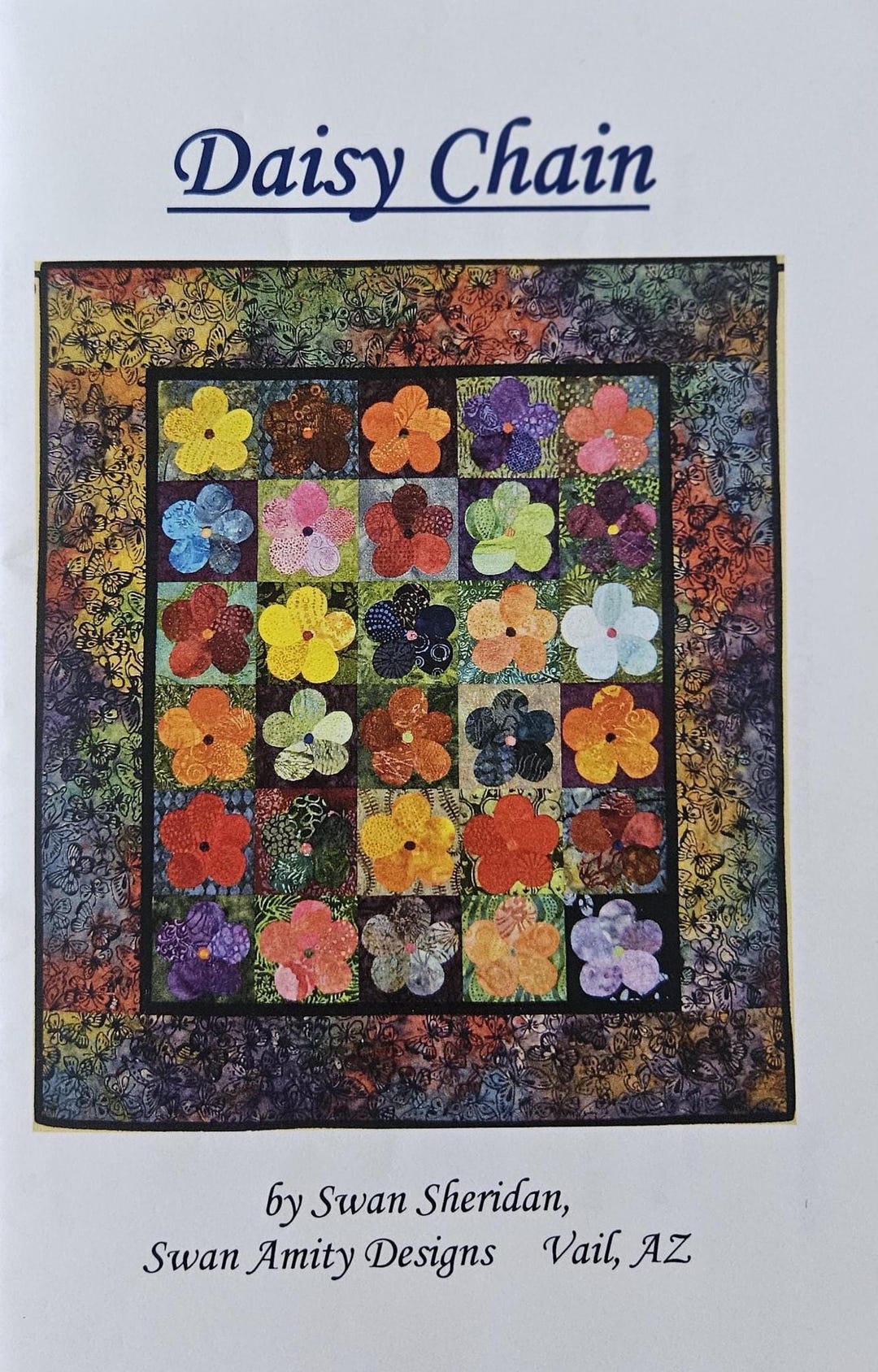 Pattern - Daisy Chain Quilt Pattern, Physical Pattern - Etsy