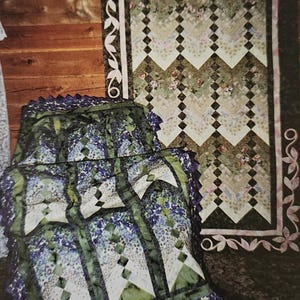 Pattern - Fabulous Florals Quilt Pattern, Physical Pattern