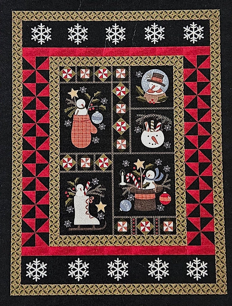 Snow Fun Quilt Pattern Pattern - Seasons Fun Quilt Pattern, Physical Pattern - Etsy