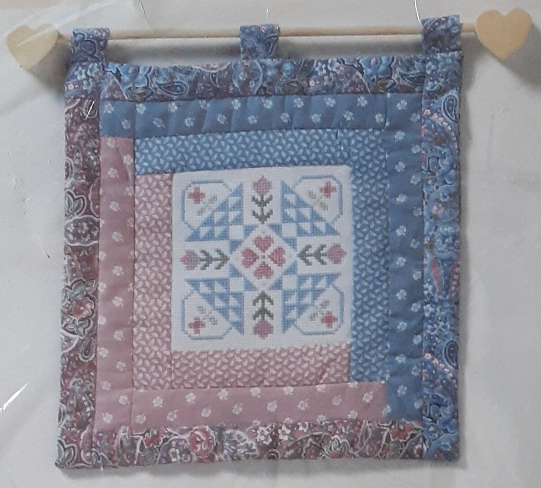 May Basket Quilt Block Kit Includes All Materials and Dowel Etsy