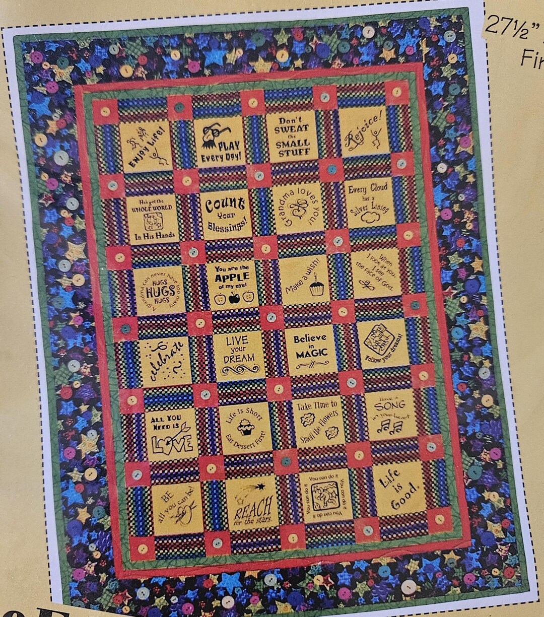 Pattern & Fabric - Love Letters Quilt Pattern and Fabric - Etsy
