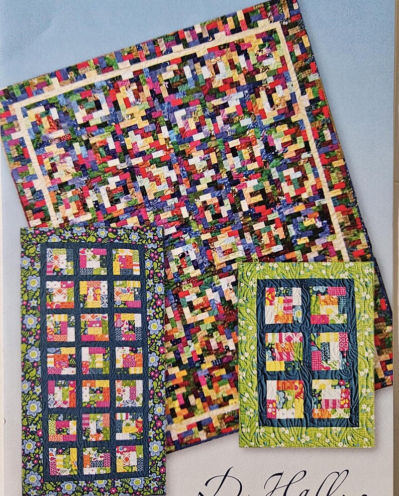 Pattern - Maze Runner Pattern, Table Runner Placemats and Quilt Pattern, Physical Pattern image 2