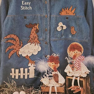 Pattern - Something To Crow About Pattern, Rooster Shirt & Stuffed Hens Pattern, Physical Pattern
