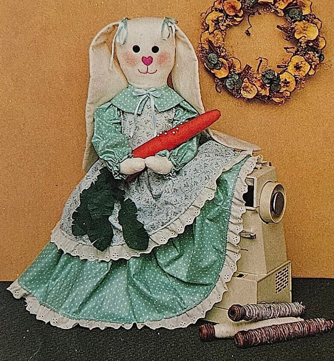 Pattern - Rachel Rabbit Pattern, Sewing Machine Cover Pattern, Physical ...