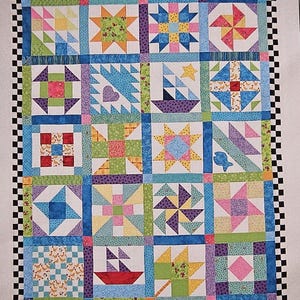 Pattern - Stitched With Love Quilt Pattern, Physical Pattern
