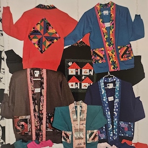 Pattern - Quilted Sweatshirts Pattern, Adult and Child Patterns, Physical Pattern
