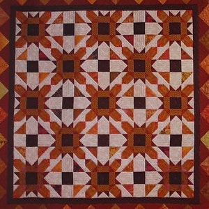 Pattern - SunBurst Quilt Pattern, Physical Pattern