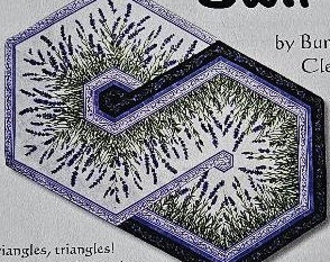 Triangle Frenzy Swirl Pattern, Table Runner Pattern, Physical Pattern ...