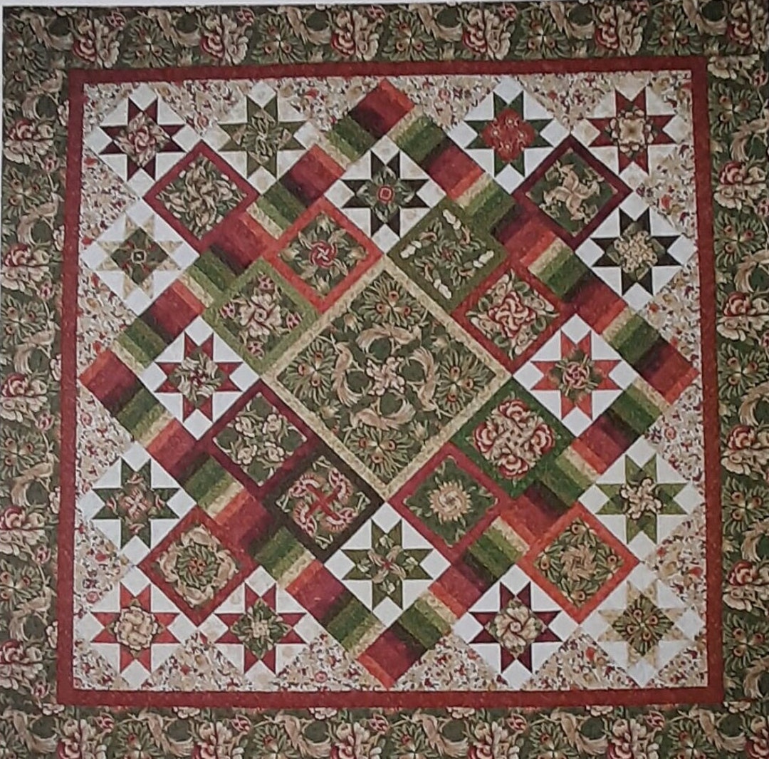 Pattern - Keyboard Kaleidoscope Quilt Pattern, Physical Pattern - Etsy