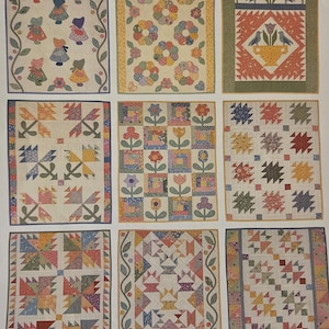 Pattern - Fat Quarter Quilting 1930&#39;s Style 9 Quilt Patterns, Physical Pattern