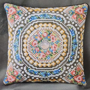 Kit - Mini Cushion Collection Kit, Pillow Cross Stitch Kit