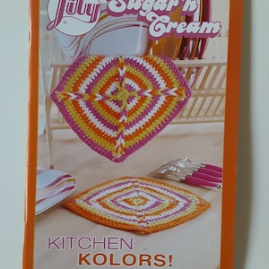 Pattern - Kitchen Kolors Dishcloth Knit/Crochet Physical Patterns