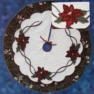 Pattern - Poinsettia Tree Skirt Pattern, Physical Pattern