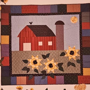 Pattern - Country Sunshine Quilt Pattern, Physical Pattern