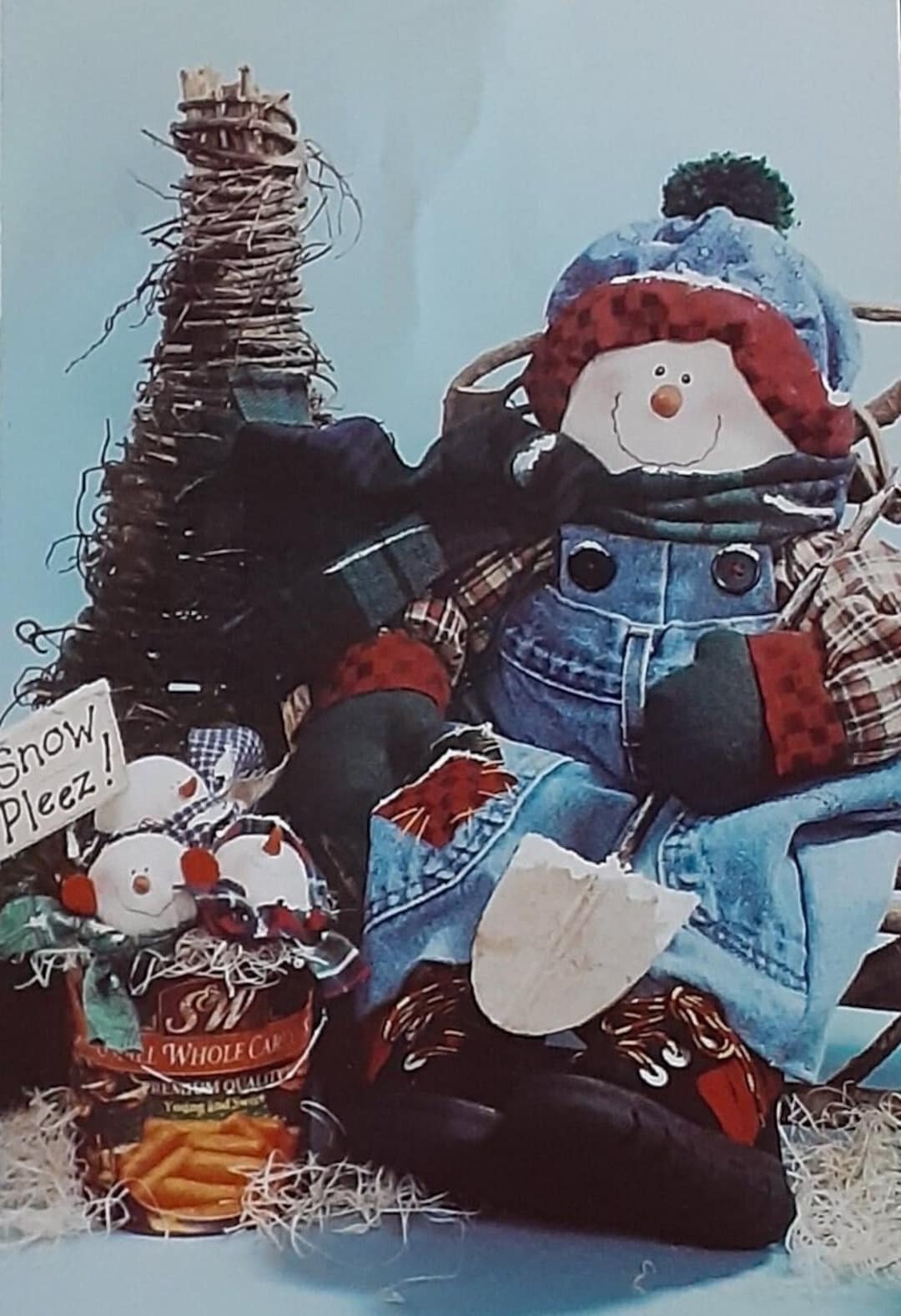 Willy Melt 22 Snowman & Snowballs Pattern, Physical Pattern Etsy