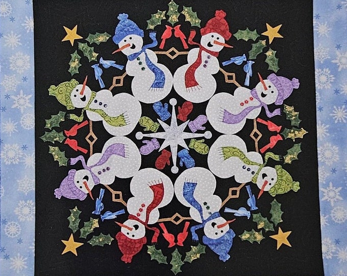 Sillyy Pattern Pattern - Silly Snowman Quilt Pattern, Physical Pattern - Etsy