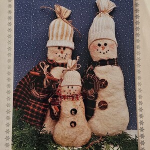 Pattern - Snow Bound Snowman Pattern, Physical Pattern