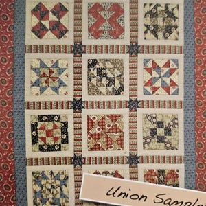 Pattern - Union Sampler Quilt Pattern, Physical Pattern