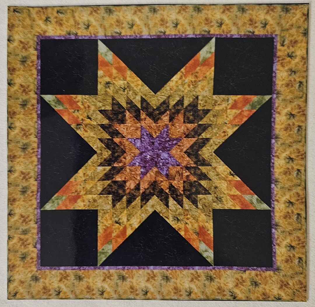 Pattern - Polaris - Light of the Night Quilt Pattern, Physical Pattern ...