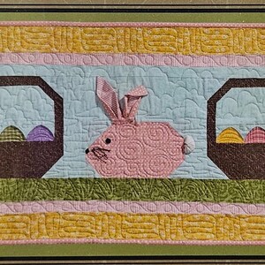 Pattern - April Pocket Quilt Pattern, Easter Quilt Pattern, Physical Pattern