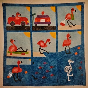 Pattern - Spike's Day at the Beach Quilt Pattern, Physical Pattern