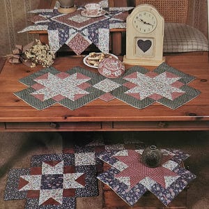 Pattern - Classic Table Runner Placemats & Mat Pattern, Physical Pattern