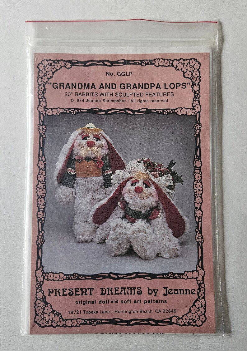 Pattern - Grandma & Grandpa Lops Pattern, 20