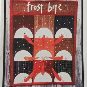 Pattern - Frost Bite Quilt Pattern, Physical Pattern