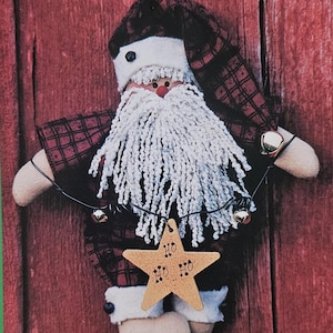 Pattern - Ho Ho Ho Santa Pattern,  9" Collector's Santa Pattern, Physical Pattern