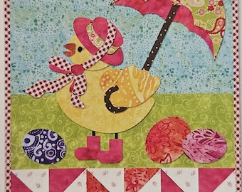 Pattern - Miss Chickie Quilt/Wall Hanging Pattern, Physical Pattern