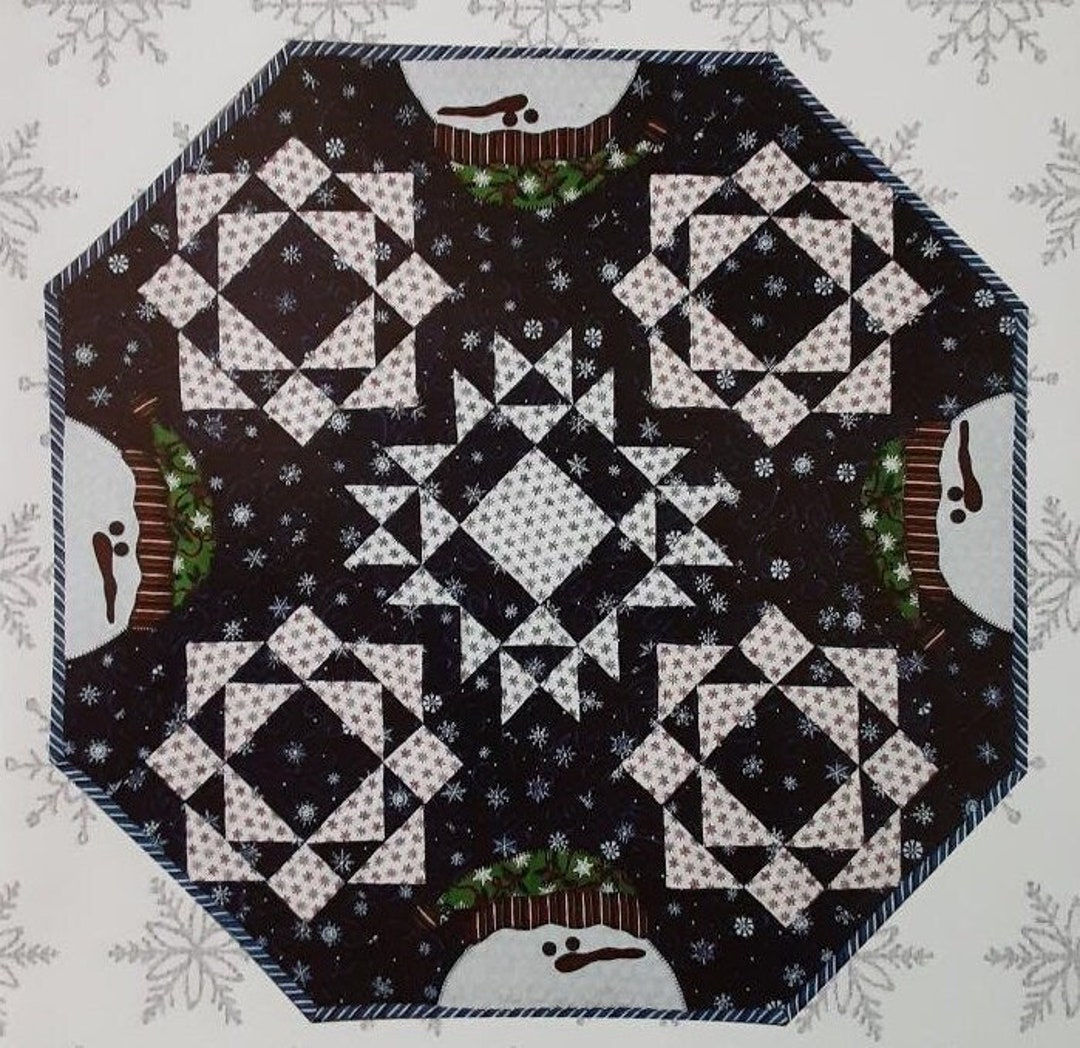 Cold Nose but Warm Heart Pattern, Table Topper/tree Skirt Pattern