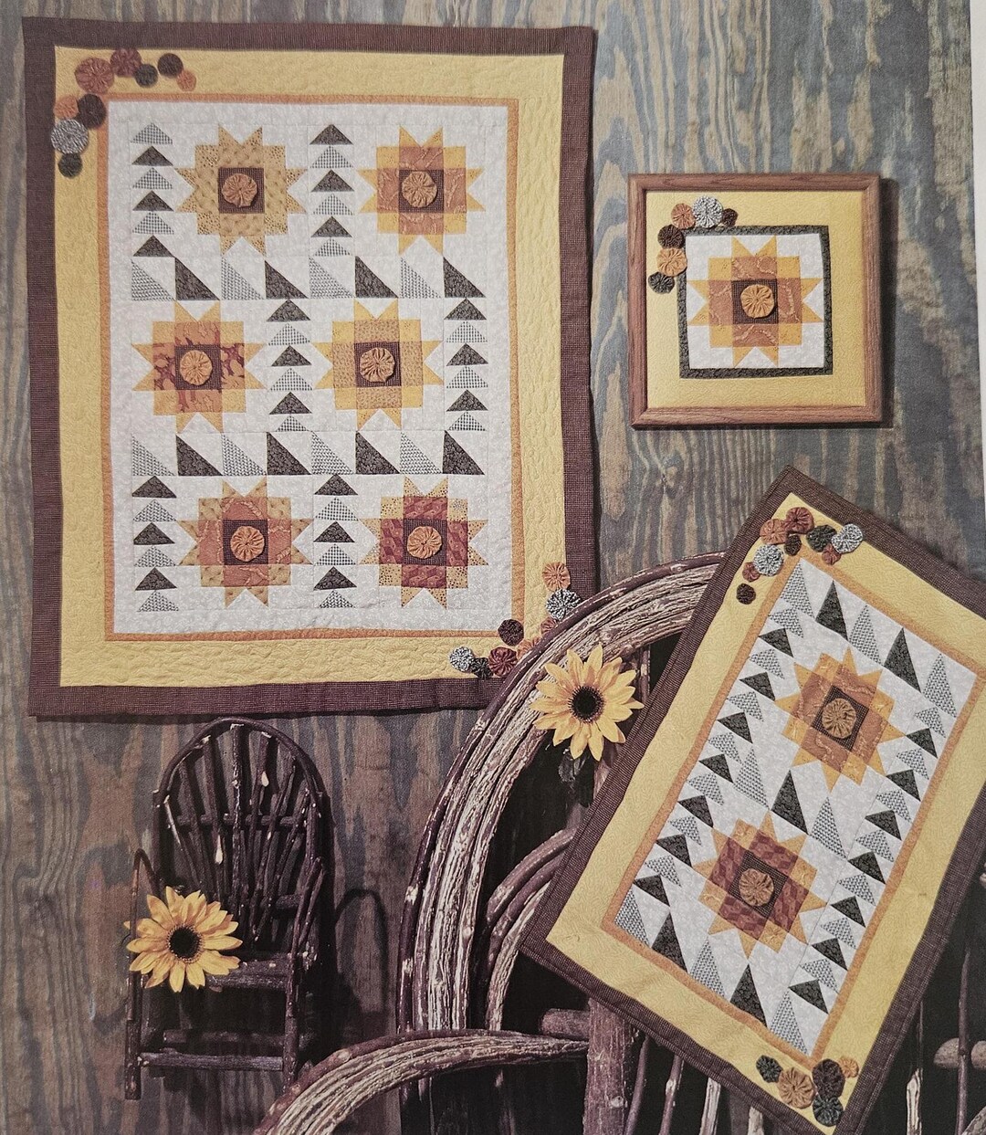 Pattern - Celebration of Sunflowers Quilt Pattern, Physical Pattern - Etsy