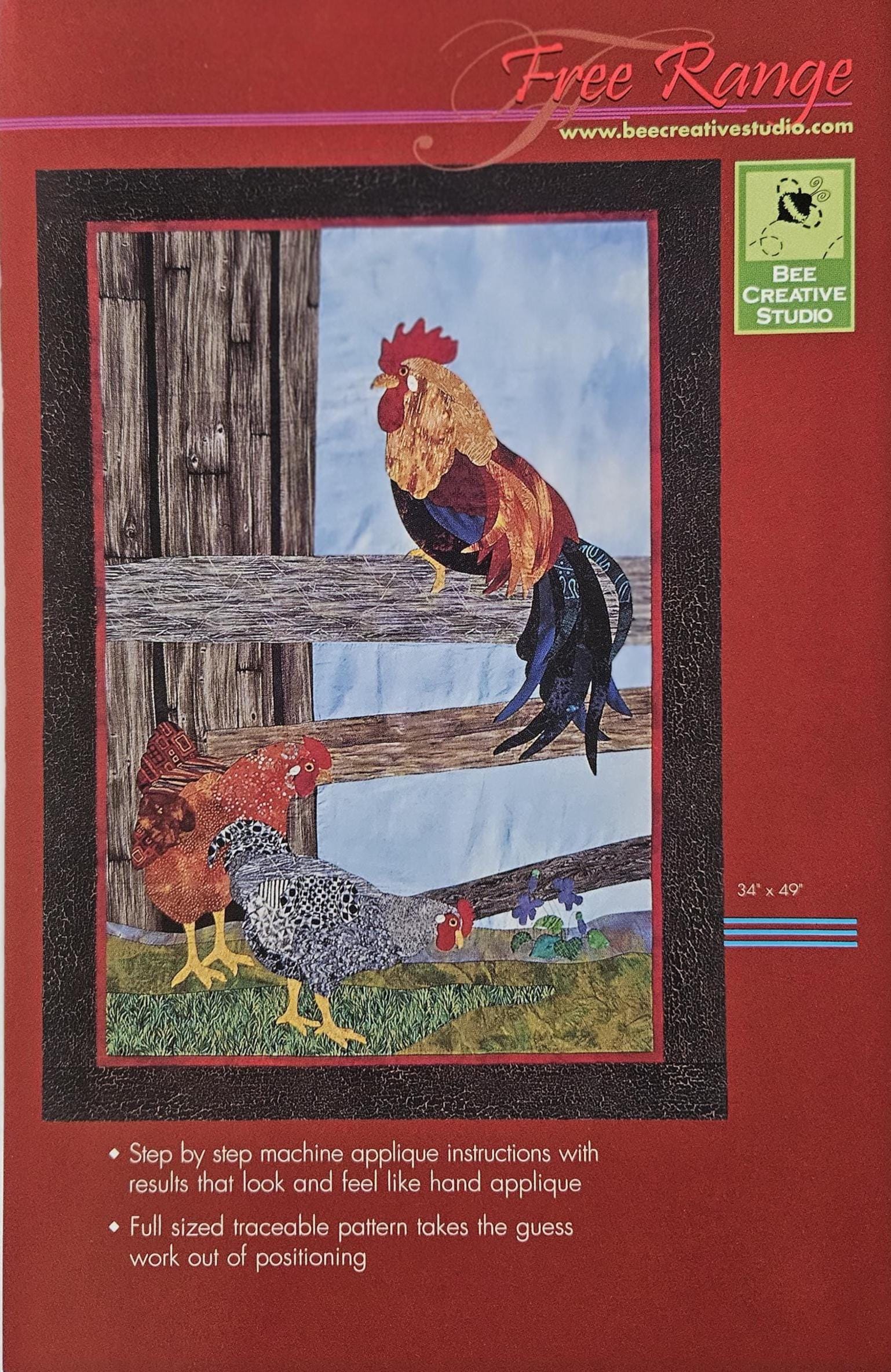 Range Quilt Pattern Pattern - Free Range Quilt Pattern, Physical Pattern - Etsy
