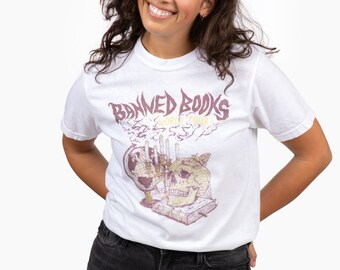 Banned Books World Tour Concert Tee | Bookish Tee | Bookish Shirt | Retro Concert Tee | Librarian Tee