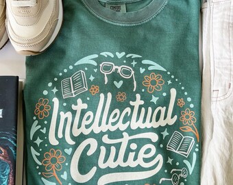 Intellectual Cutie Tee | Bookish Tee | Bookish Shirt | Book Lover Tee | Librarian Tee