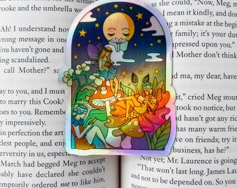 Fairy Readers Holographic Sticker