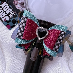 NEW BTS Army Bomb light stick leather bow Kpop accessory J-hope Jack in the Box