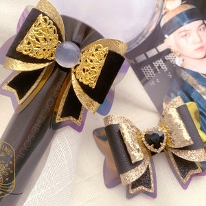 BTS Army Bomb Daechwita Ver. Light Stick leather bow Kpop Accessory
