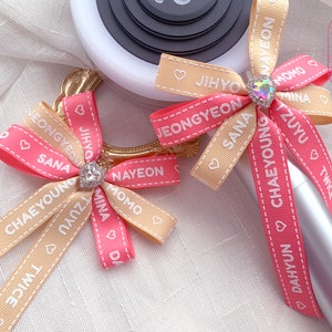 TWICE CANDYBONG Light Stick Ribbon bow Kpop Accessory