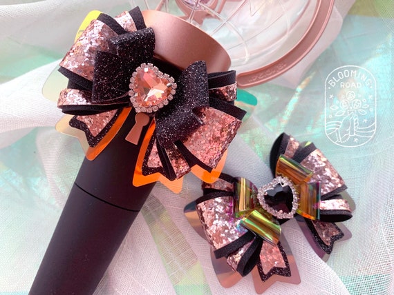 ATEEZ LIGHTINY Light Stick Leather Bow Kpop Accessory V2 - Etsy