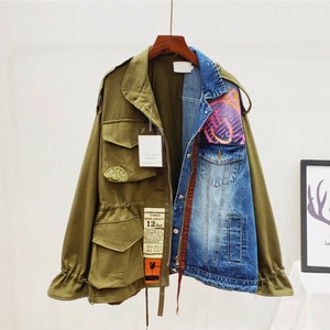 Funky Denim Jacket Etsy Singapore